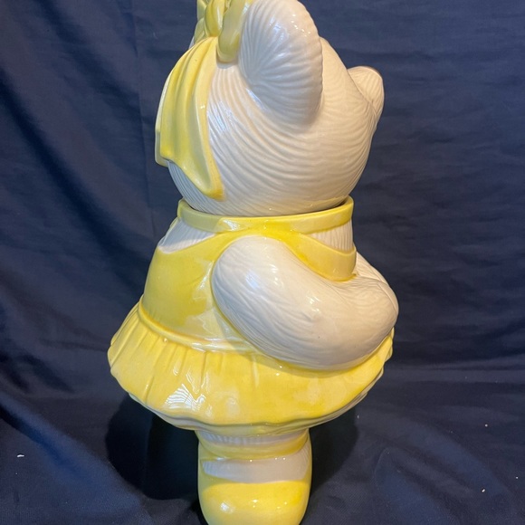 Vintage Metlox Ballerina Bear Cookie Jar - Picture 4 of 10